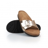 Batz IBIZA gold papucs