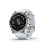 GARMIN EPIX PRO (GEN 2) SAPPHIRE 51 MM, TITANIUM, FEHRK SZILIKON SZJJAL (ED XD)