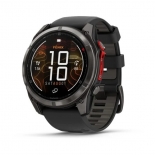 Garmin fenix 8 Pro 51mm MicroLED Sapphire karbonszürke DLC Titanium fekete/szürke szilikon szíjjal Garmin fenix 8 Pro 51mm MicroLED Sapphire karbonszürke DLC Titanium fekete/szürke szilikon szíjjal